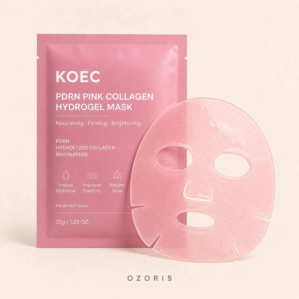 Mascarilla Facial Hidrogel con Colágeno y Niacinamida